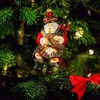 Miss Christmas 6.0 Inch Scottish Santa With Bagpipe Christmas Tree Ornament , Christmas Decor European Christmas Holiday (1PC) - 4 of 4