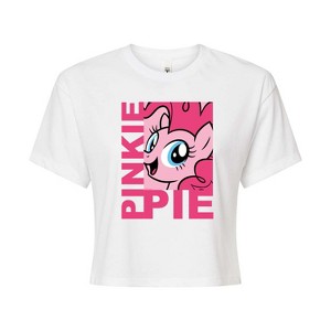 Women's - My Little Pony - Character Block Pinkie Pie Cropped Graphic T-Shirt - 1 of 4