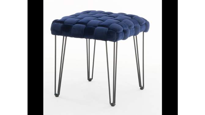 Kylie Square Ottoman Stool - Linon, 2 of 10, play video