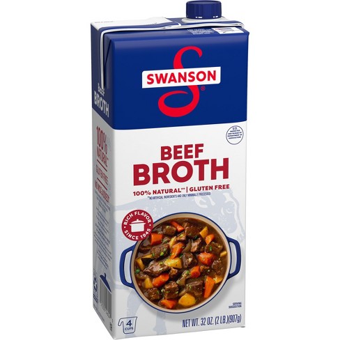 Swanson Gluten Free Beef Broth 32oz : Target