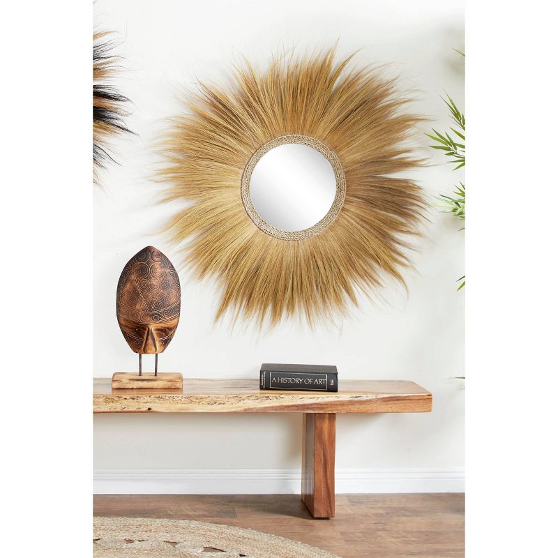 Dried Plant Starburst Wall Mirror Brown - Olivia &#38; May, 2 of 11