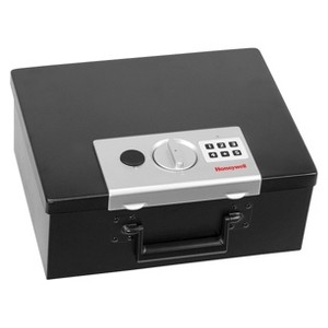 Honeywell Fire Resistant Digital Steel Security Box .27 cu ft - 1 of 4