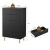 5 Drawer Dresser for Bedroom, 48” Tall Dresser Chest of Drawers, Modern Wood Storage Dresser Organizer - 2 of 4