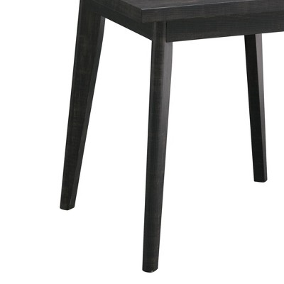 Rory Black Rubberwood Transitional 3-Piece Occasional Table Set
