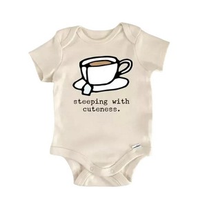 Tea Matcha Boba Newborn Baby Onesie® Bodysuit GS1 - 1 of 4