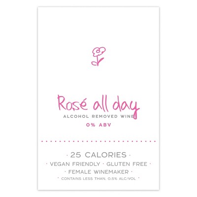 Rose All Day Zero Alcohol - 750ml Bottle