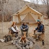 White Duck Alpha Canvas Wall Tent with Stove Jack & Frame, 4-Season Water Repellent Camping Tent, DYNA DUCK Fabric - 2 of 4