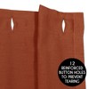 Sweet Jojo Designs Shower Curtain 72in.x72in. Diamond Tuft Orange and Ivory - 4 of 4