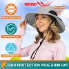 SUN CUBE Wide Brim Sun Hat Adults, Fishing Hats Sun UV Protection, Hiking Bucket Hat Safari Beach Boonie, UPF 50+ - 4 of 4