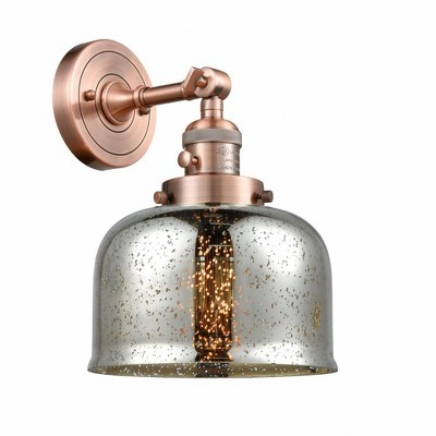 Bell - 1 Light Wall Sconce In Industrial Style-12 Inches Tall and 8 Inches Wide
