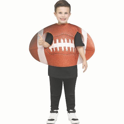 Fun World Kids' Sports Balls Football Costume - Size One Size Fits Most - Brown