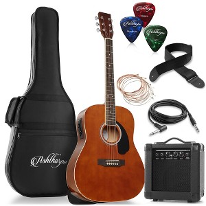 Ashthorpe Dreadnought Acoustic Electric Guitar with 10-Watt Amp, Gig Bag, and Accessories - 1 of 4