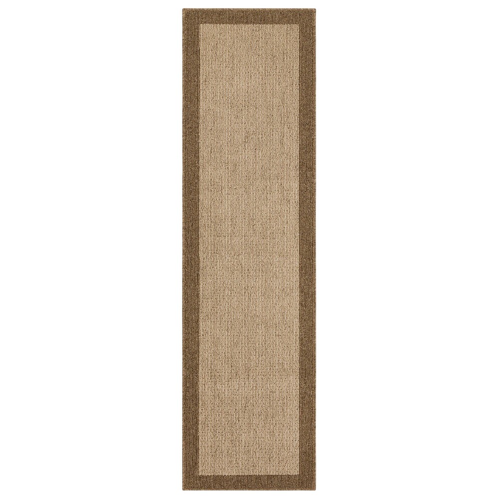2'x7' Runner Madison Boarder Tufted Runner Rug Tan - Threshold™