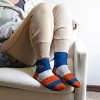 NCAA Florida Gators Neapolitan Stride Fuzzy Socks: Multi-Stripe Knit Ankle Apparel - 3 of 3