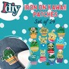 iDIY Kawaii Iron-on Cute Animals in Cactus Patches (24 Pack)- 2 of Each Design (Large 2.5" and Small 2") - Sew On Patch Craft Kit - 2 of 4