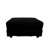 GlasFlength Ottomans and Benches Foot Rest Bedroom Bench Storage Ottoman Bench Upholstered Bench for Living Room, Black, 31.5"*23.62"*25.6" - 2 of 4