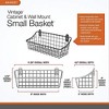 Spectrum Diversified Vintage Cabinet & Wall Mount Basket, Small, Industrial Gray - 3 of 3