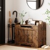 Storage Chest, 30 in /39.4 in/24.8 in/ Toy Chest with Lids, Wood Rattan Toy Box for Boys Girls with Safety Hinge - 2 of 4