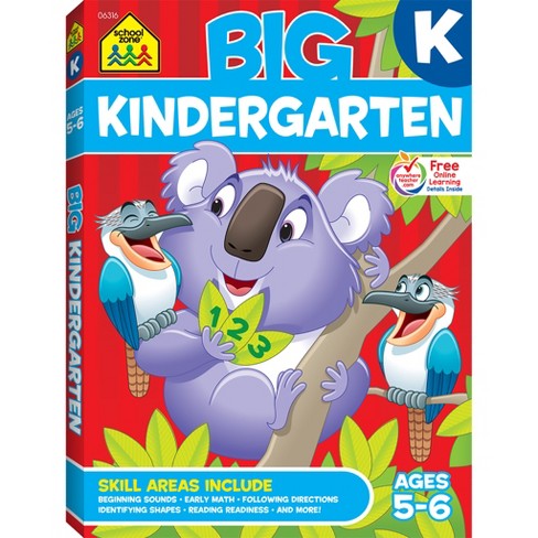 Big Kindergarten Workbook, Ages 5-6 (School Zone Publishing) (Paperback