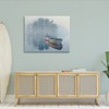 Stupell Industries Foggy Boat Lake Reflection Canvas Wall Art - 2 of 4