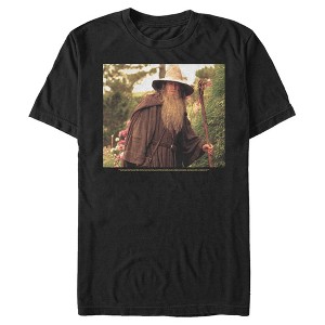 Men's The Lord of the Rings Fellowship of the Ring Travelling Gandalf T-Shirt - 1 of 4