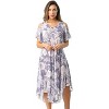 Riviera Sun Cold Shoulder Umbrella Dress - 2 of 4
