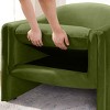 VANOMi 31.2 inch Wide Upholstered Barrel Accent - 2 of 4