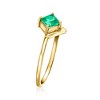 RS Pure by Ross-Simons 0.30 Carat Emerald Ring in 14kt Yellow Gold - 3 of 4