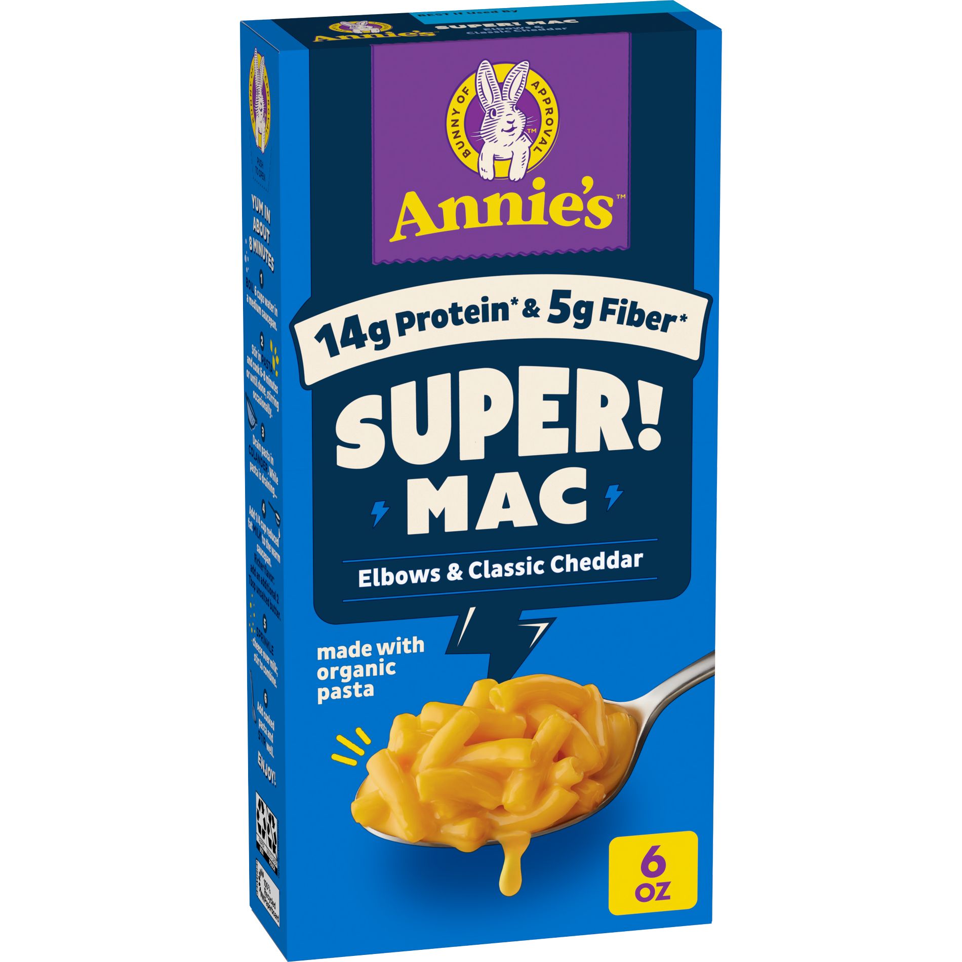 Annie's Organic Classic Cheddar Super Mac and Cheese - 6oz