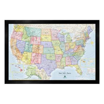 Home Magnetics US Map - XL Blue
