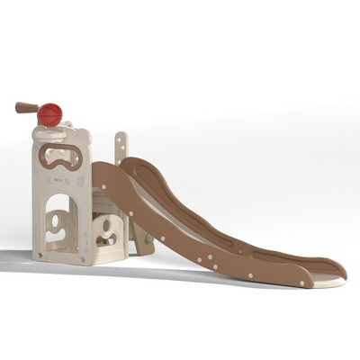 Infurnic Baby Activity Gyms Small 5-in-1 Multi-Function Combination Slide, Multicolored, 70"*42.4"*42"