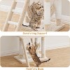 COZONY 71 Inch Yellow Cat Tree Tower, Multi Level Cat Condo with Sisal Scratching Posts and Plush Perches - 3 of 4