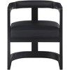 Meridian Furniture,Manchester Black Vegan Leather Dining Chair - 3 of 4