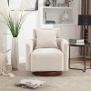 27.17"W Modern Swivel Chenille Upholstered Accent Chair, Comfortable 360 Degrees Armchair - ModernLuxe - image 2 of 4