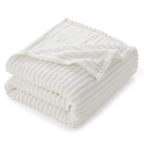 White fuzzy blanket target sale