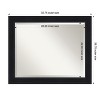 Amanti Art Abbey Black Beveled Framed Bathroom Vanity Wall Mirror - 3 of 4