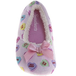 Sweethearts Toddler Comfy Sock Slippers - 1 of 4