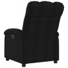VidaXL Electric Massage Recliner Chair Black Fabric - 4 of 4