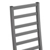 Anybear Metal Dining Chairs, Steel Legs and PU Leather Seats, High Back Armless Dining Chairs - 3 of 4