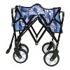 KTMBDW Collapsible Folding Heavy Duty Utility Wagon Cart for Outdoor Sports, 225 pounds Weight Capacity, Camping, Garden, and Shopping - 4 of 4