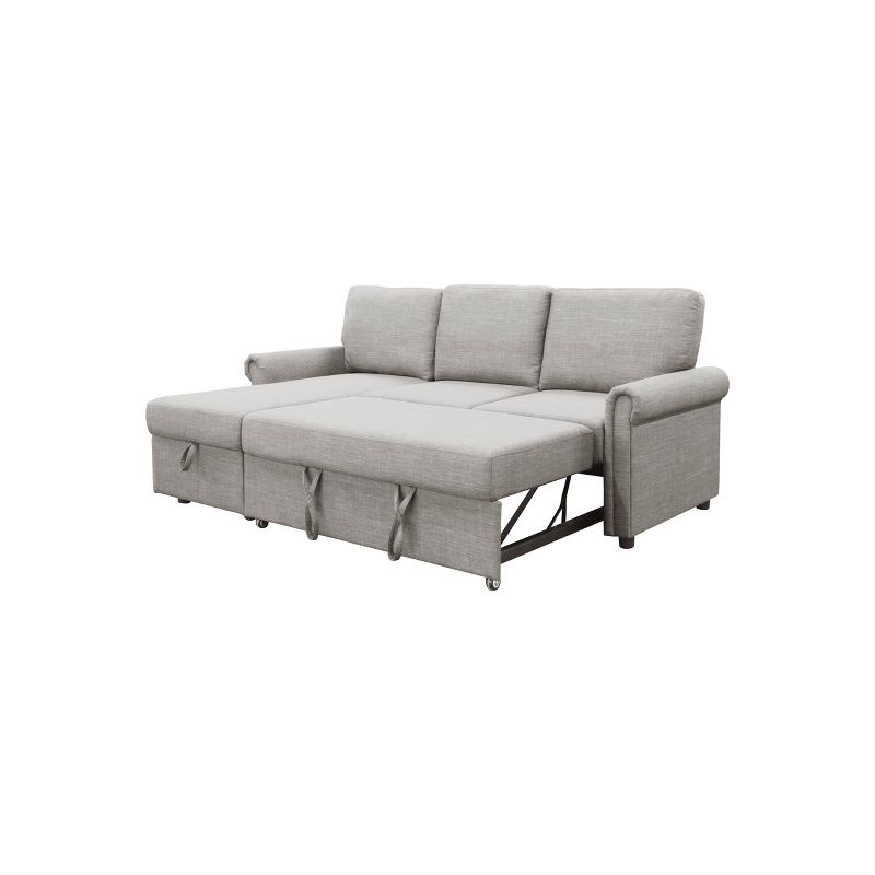 Clara Storage Sofa Bed Reversible Sectional - Abbyson Living, 6 of 12