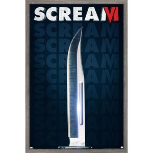 Trends International Scream VI - Knife Framed Wall Poster Prints - 1 of 4