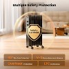ZAFRO Portable Electric Radiator Heater,Space Oil Filled Heaters with 3 Heat Settings, Overheat & Tip-Over Protection,1500W (Black) - 2 of 4