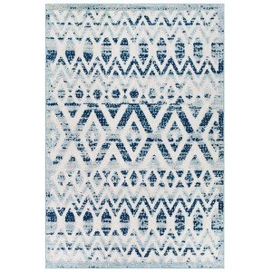 Modway Reflect Tamako 8x10 Area Rug – Moroccan Trellis Rug with Diamond and Chevron Design, Indoor/Outdoor Use - 1 of 4