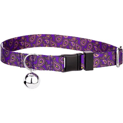 Country Brook Petz® Purple Paisley Cat Collar