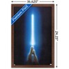 Trends International Star Wars: Original Trilogy - Blue Lightsaber Framed Wall Poster Prints - 3 of 4