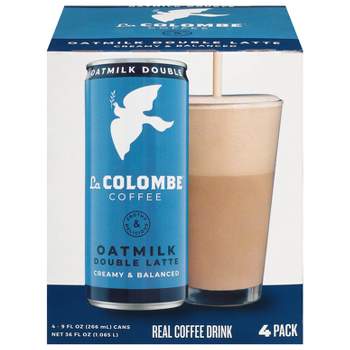 La Colombe Original Draft Latte made with Oatmilk - 4pk/9 fl oz Can