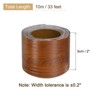 Unique Bargains Waterproof Wear-resistant PVC Material Wood Grain Tape - 2 of 4
