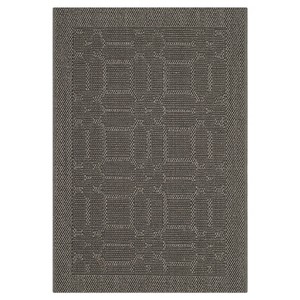 Ash Abstract Tufted Accent Rug - (2