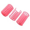 Unique Bargains Hair Styling Natural Hair Roller 6.8 x 4.2cm/ 2.7 x 1.7 Inch Pink 10 Pcs - 3 of 4
